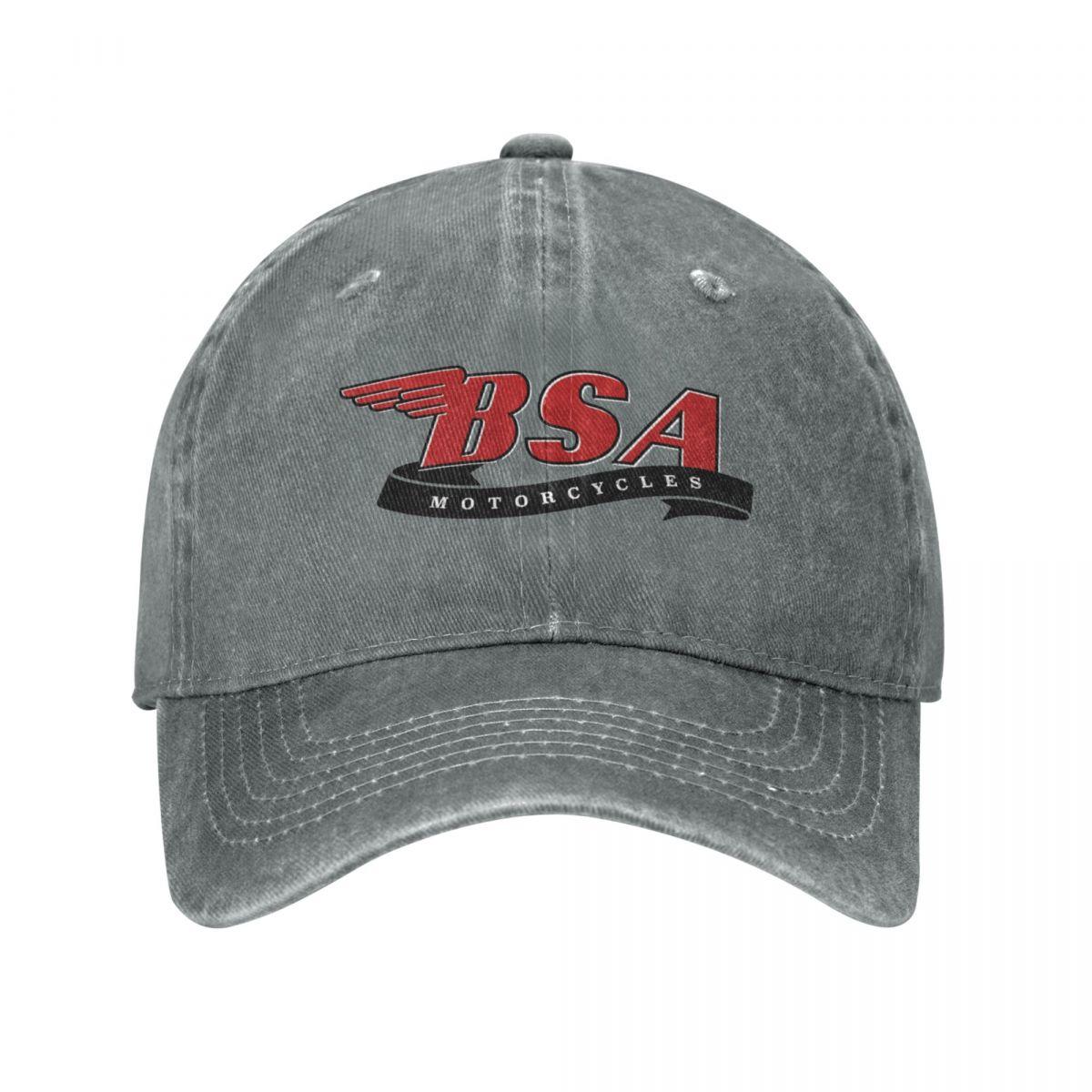 Flowers Fashion Klassieke BSA Motorcycles Logo Baseball Cap Accessoires Vintage Distressed Cotton Snapback Cap Unisex Dames Outdoor Workouts Hoeden Cap One Size