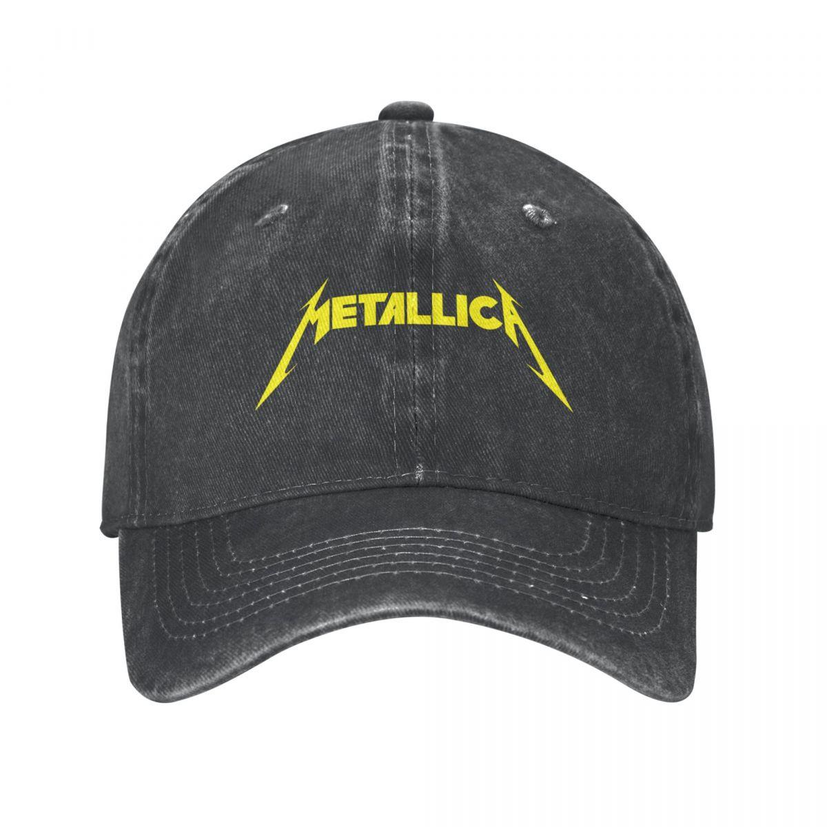 Flowers Fashion Metallicas Caps Heavy Metal Band Trucker Hats Stuff Vintage Distressed Washed Snapback Hat Voor Unisex Vrouwen Verstelbaar One Size