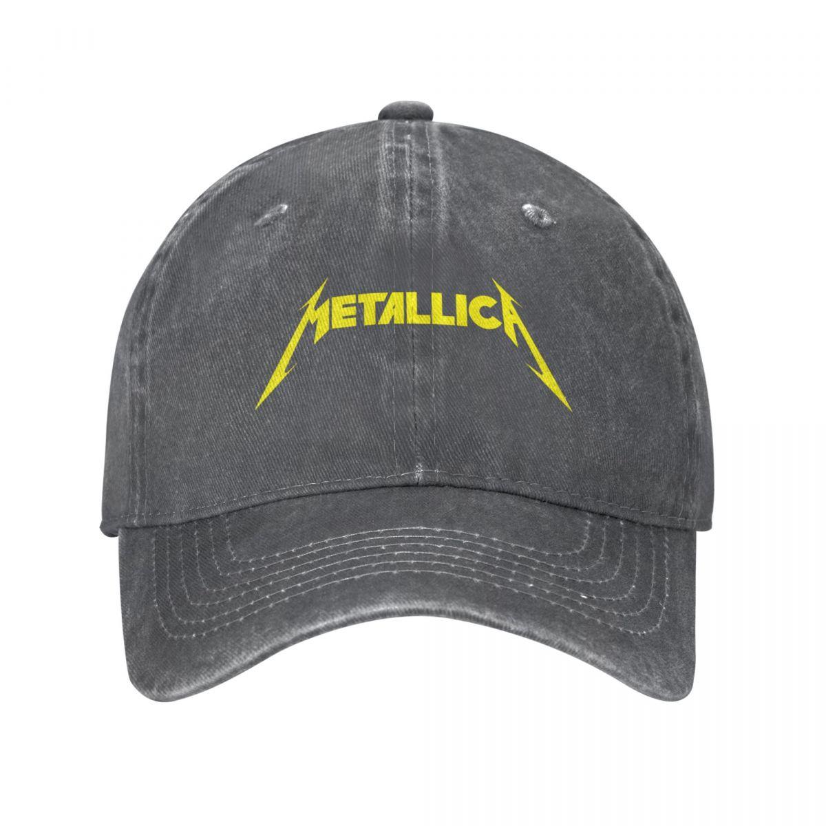 Flowers Fashion Metallicas Caps Heavy Metal Band Trucker Hats Stuff Vintage Distressed Washed Snapback Hat Voor Unisex Vrouwen Verstelbaar One Size