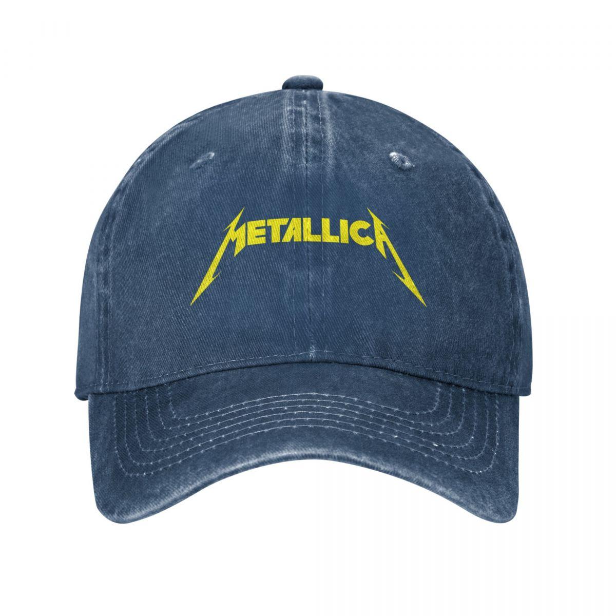 Flowers Fashion Metallicas Caps Heavy Metal Band Trucker Hats Stuff Vintage Distressed Washed Snapback Hat Voor Unisex Vrouwen Verstelbaar One Size