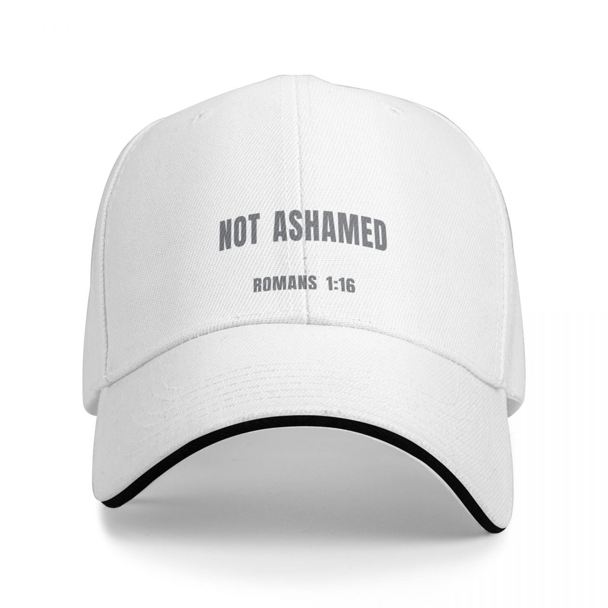 WHITE NOVA Mode Bijbel Ramons 1 16 Baseball Cap Christus God Golf Cap Christendom Papa Hoed Verstelbaar One Size