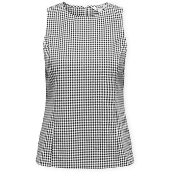 Only Top  Top Maye Check - Black/White