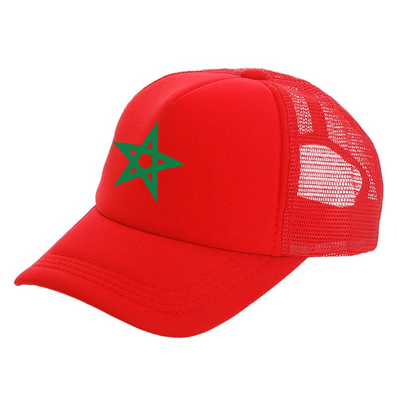 BIPIPOP Marokko Trucker Cap Unisex Marokko Hoed Baseball Cap Koele Zomer Unisex Mesh Net Caps MZ-285
