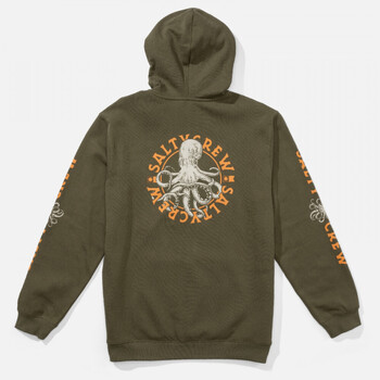 Salty Crew Sweater  Tentacles hooded fleece