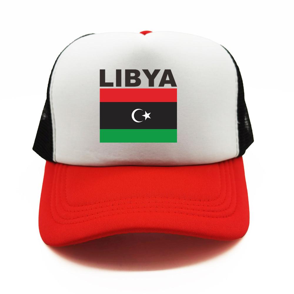 BIPIPOP Libië Trucker Cap Zomer Unisex Cool Land Vlag Hoed Baseball Caps Unisex Outdoor Mesh Net Caps