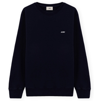 Autry Sweater  Embroidered Logo Crewneck Sweatshirt - Blue Navy