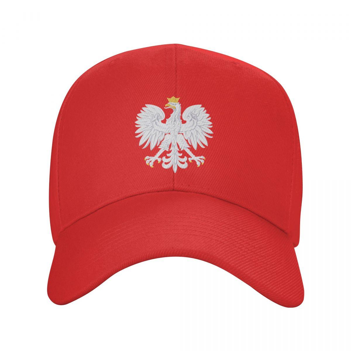 PREETY TOP Klassieke Polska Poolse Adelaar Baseball Cap Unisex Vrouwen Aangepaste Verstelbare Volwassen Polen Wapenschild Papa Hoed Zomer Snapback Caps Adjustable Cap
