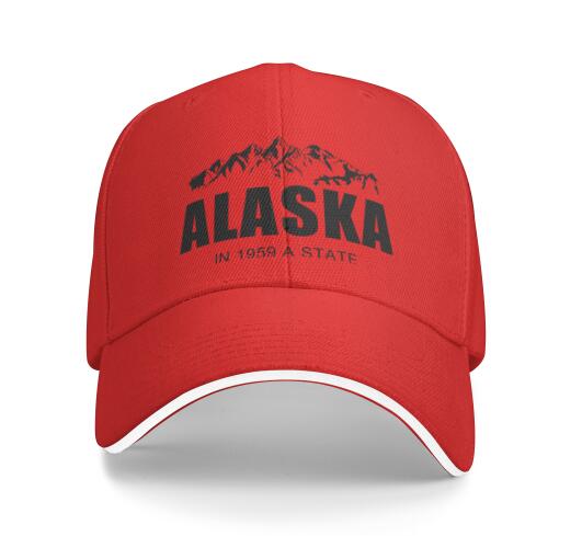 CASUAL LOOK Alaska Rocky Mountains Colorado Baseball Cap Unisex Verstelbare Relaxed Dad Hat voor Unisex Vrouwen Sport Buiten Casual Unisex One Size