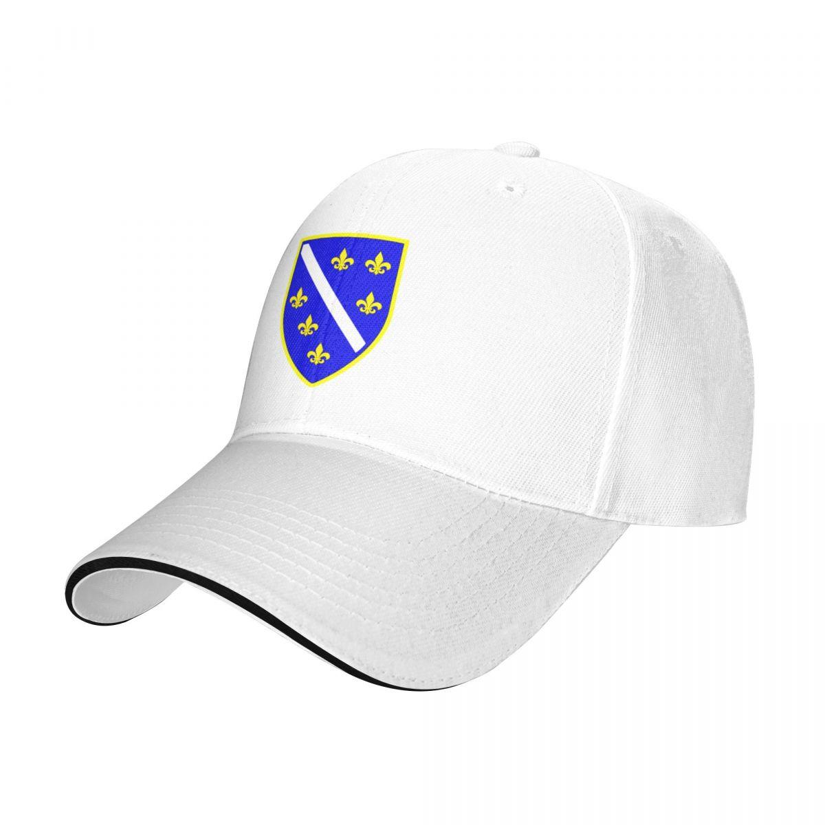 ALLRICK Bosnië Bosnië-Herzegovina Origineel Crest Baseball Cap Zonnehoed Trucker Cap Unisex'S Baseball Cap Dames