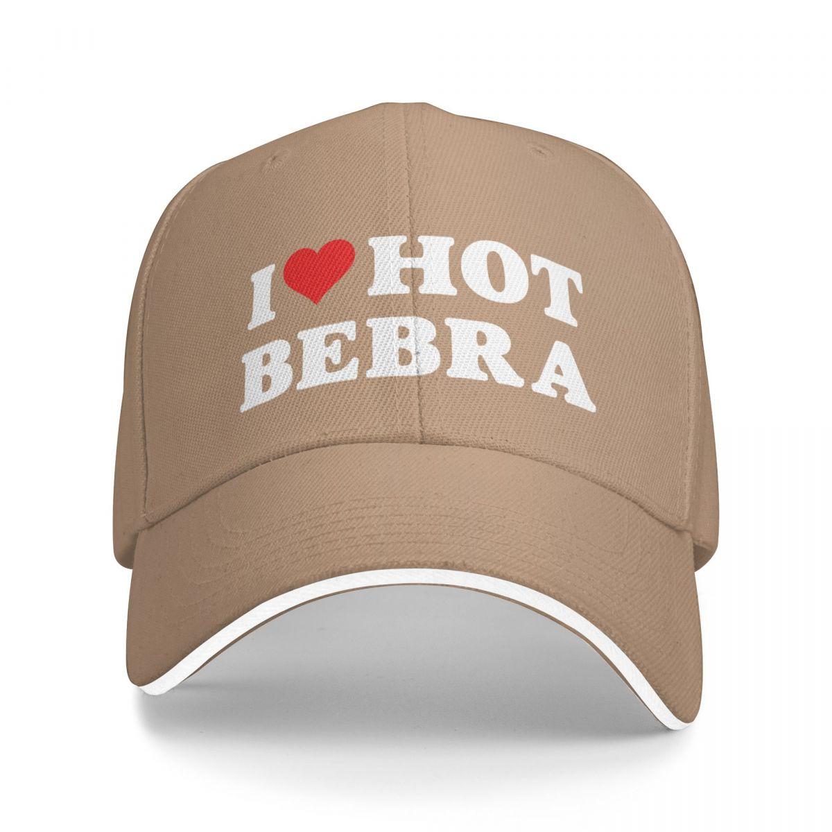 HAPPYHORSE I Heart Hot Bebra I Love Hot Bebra Cap Baseball Cap kinderhoed Winter Unisex pet Dames