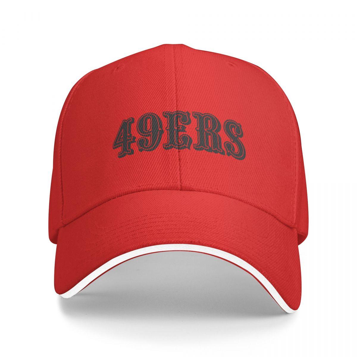 HAPPYHORSE 49 ers - 49ers logo - 49ers geschenken - cadeau-idee 49ers -Piece Cap Baseball Cap Winter cap Unisex dames Caps dames Unisex's