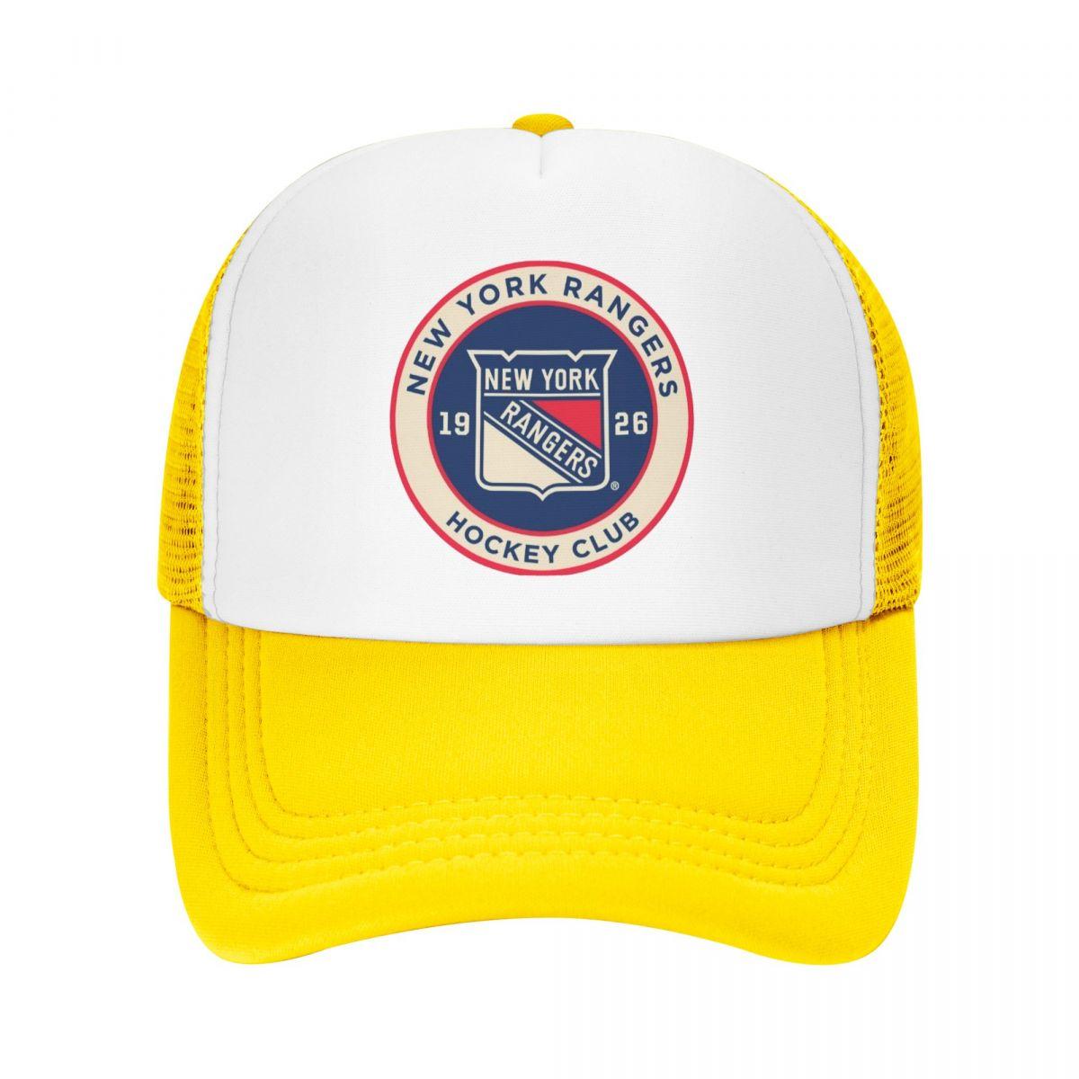 BIPIPOP New York Hockey Fans Ranger Casual Plain Mesh Baseball Cap Verstelbare Snapback Hoeden Voor Vrouwen Unisex Papa Trucker Hoeden Adjustable