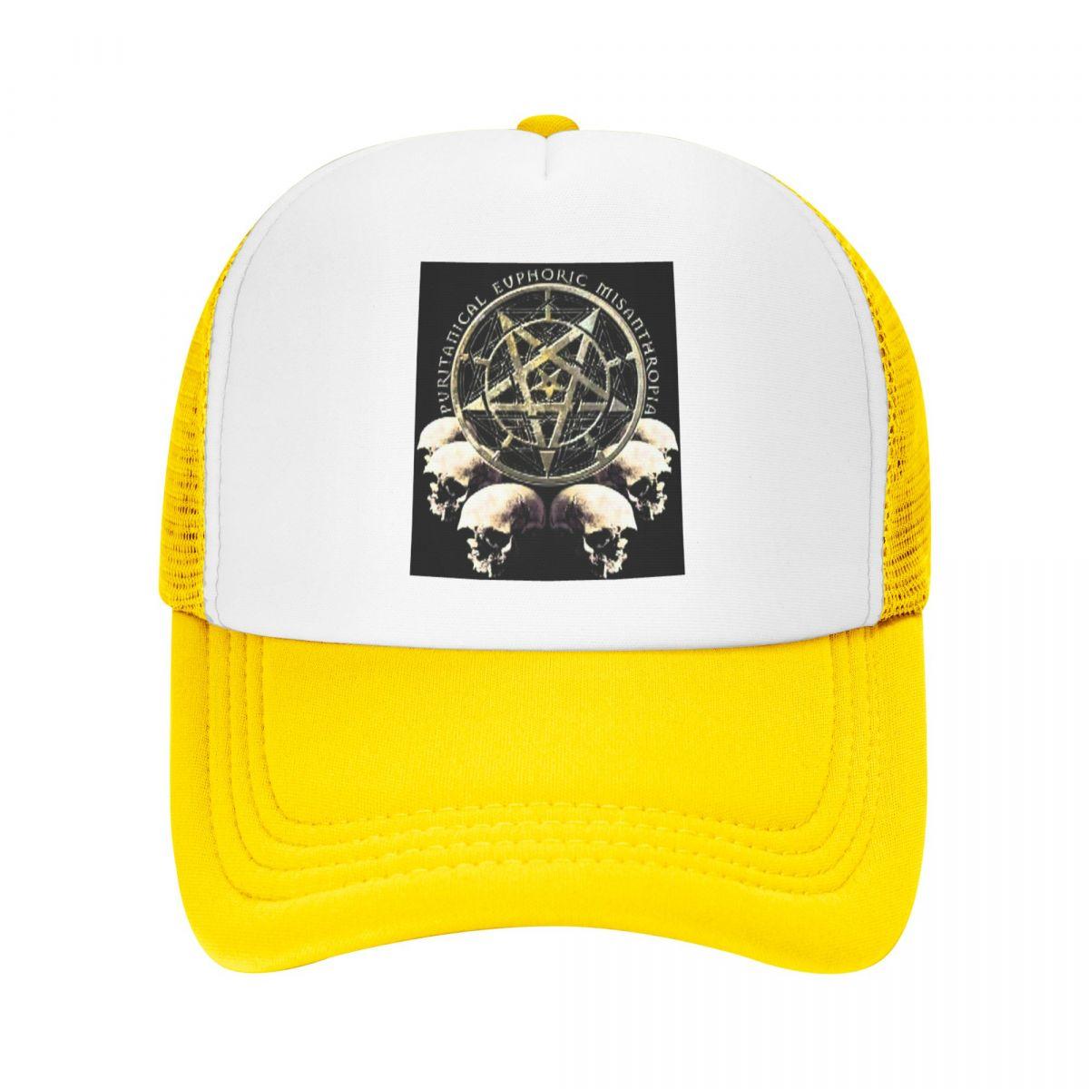 BIPIPOP Dimmu Borgir Casual effen mesh baseballpet de metalen band verstelbare snapback hoeden voor dames unisex papa trucker hoeden Adjustable