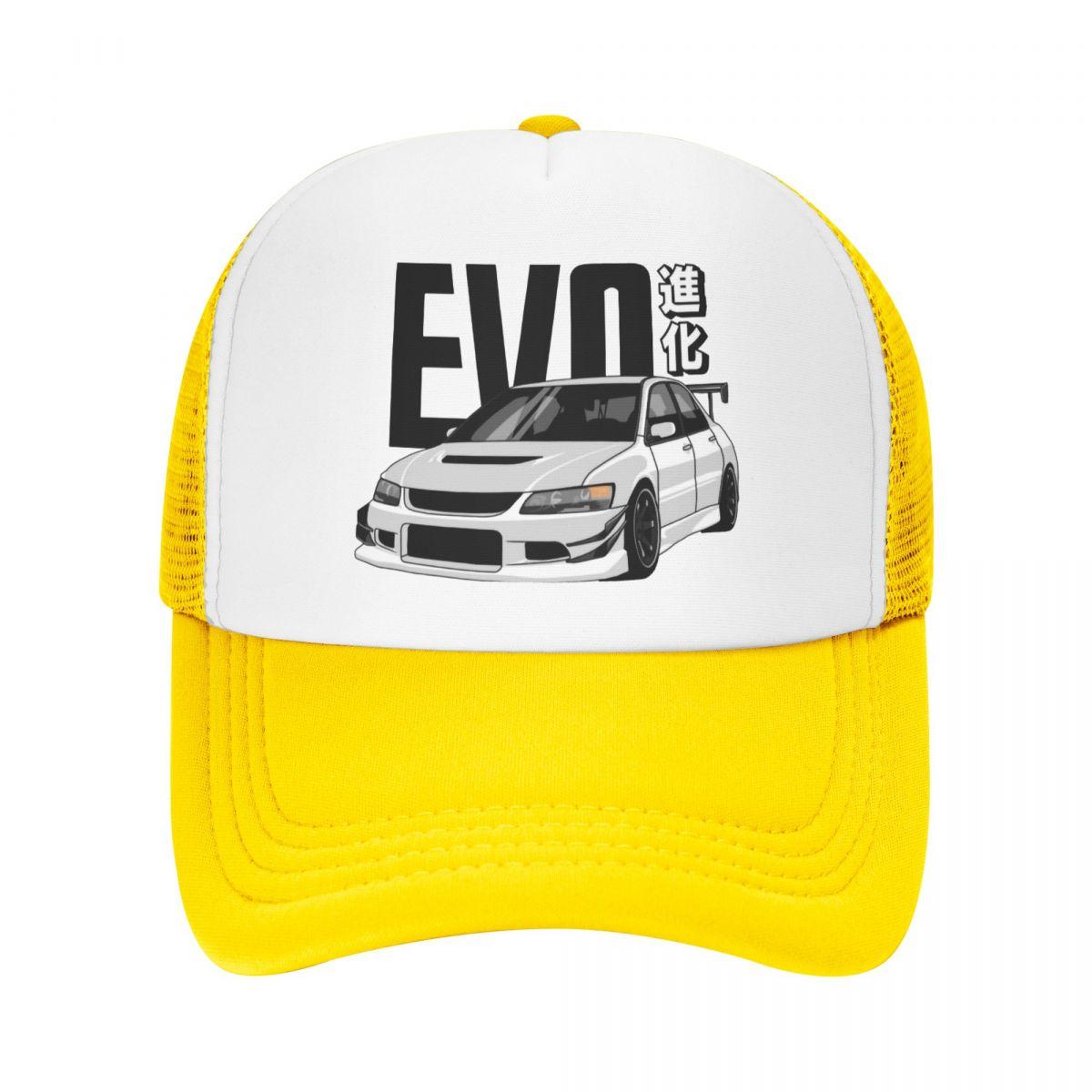 BIPIPOP Evo Car Evolution Lancer 4G63 IX VIII 8 9 Unisex Cap Casual Plain Baseball Cap Verstelbare Snapback Trucker Hoeden Voor Vrouwen Unisex Adjustable