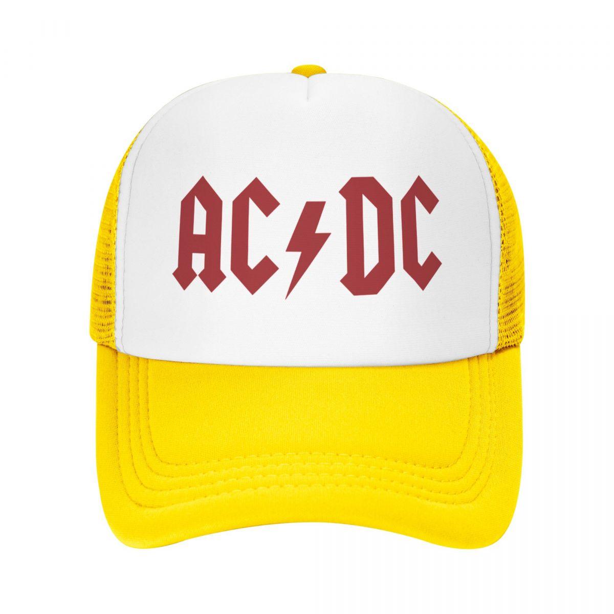 BIPIPOP AC-DC Baseball Caps Unisex Snapback Hoeden liefhebbers Trucker Caps Dames Ademend Mesh Vizierbeenderen Adjustable