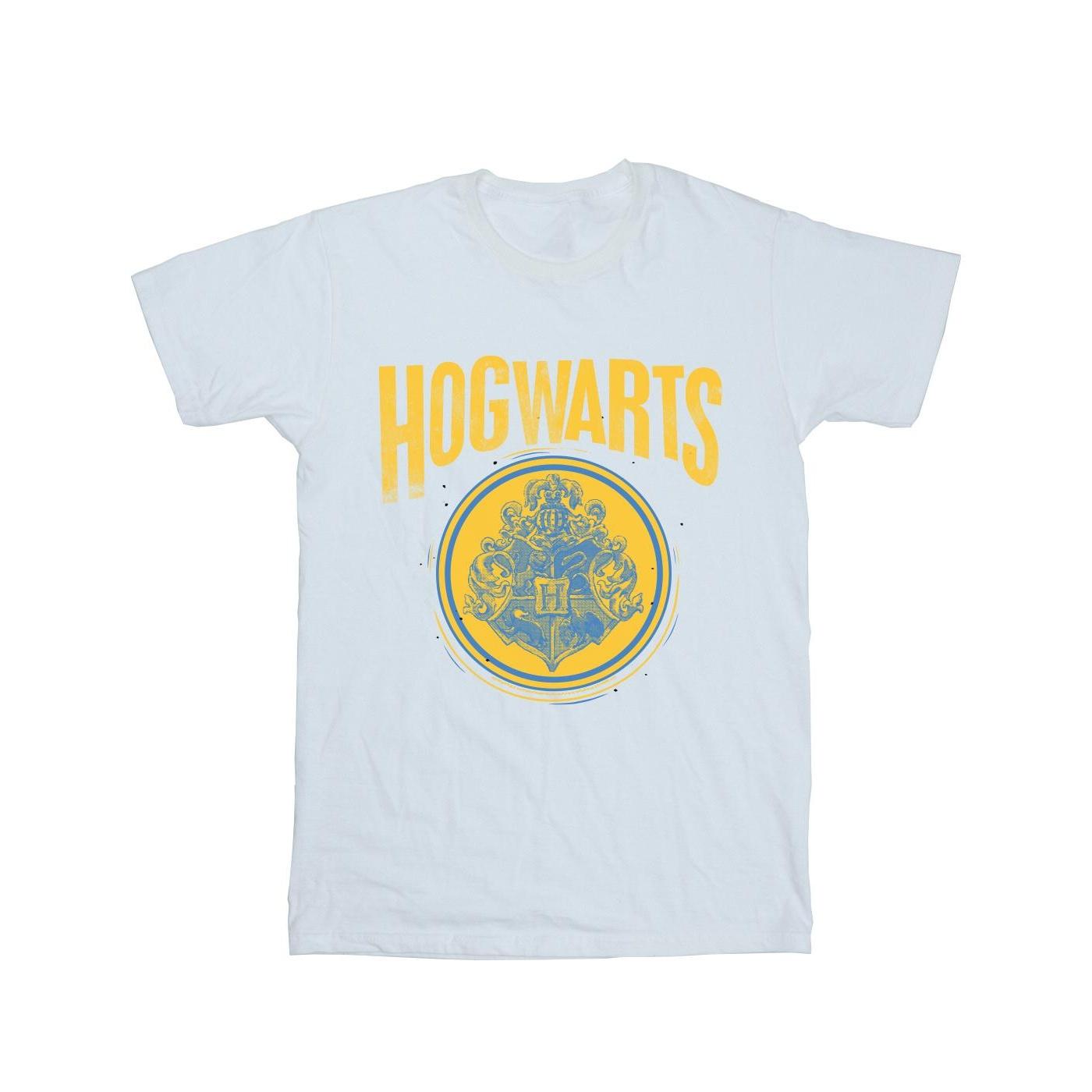 Harry Potter jongens Zweinstein Circle Crest T-shirt 9-11 Years wit