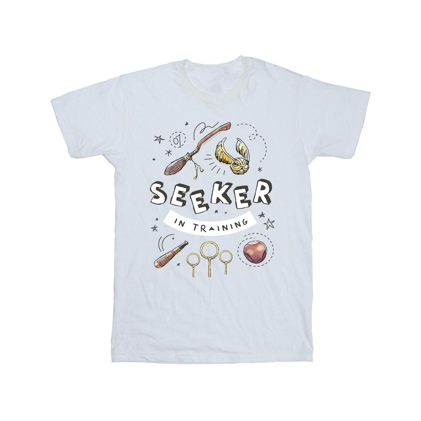 Harry Potter jongens zoeker in training T-shirt 7-8 Years wit