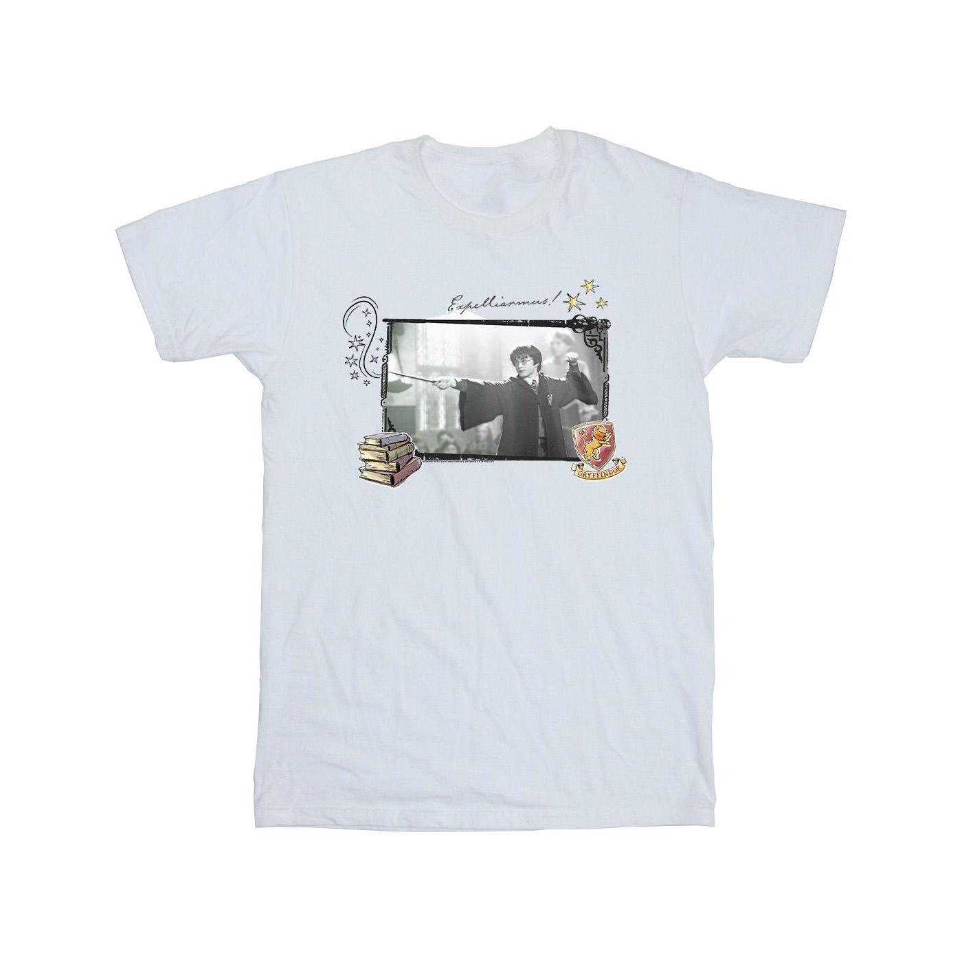 Harry Potter jongens Harry Expelliarmus T-shirt 7-8 Years wit