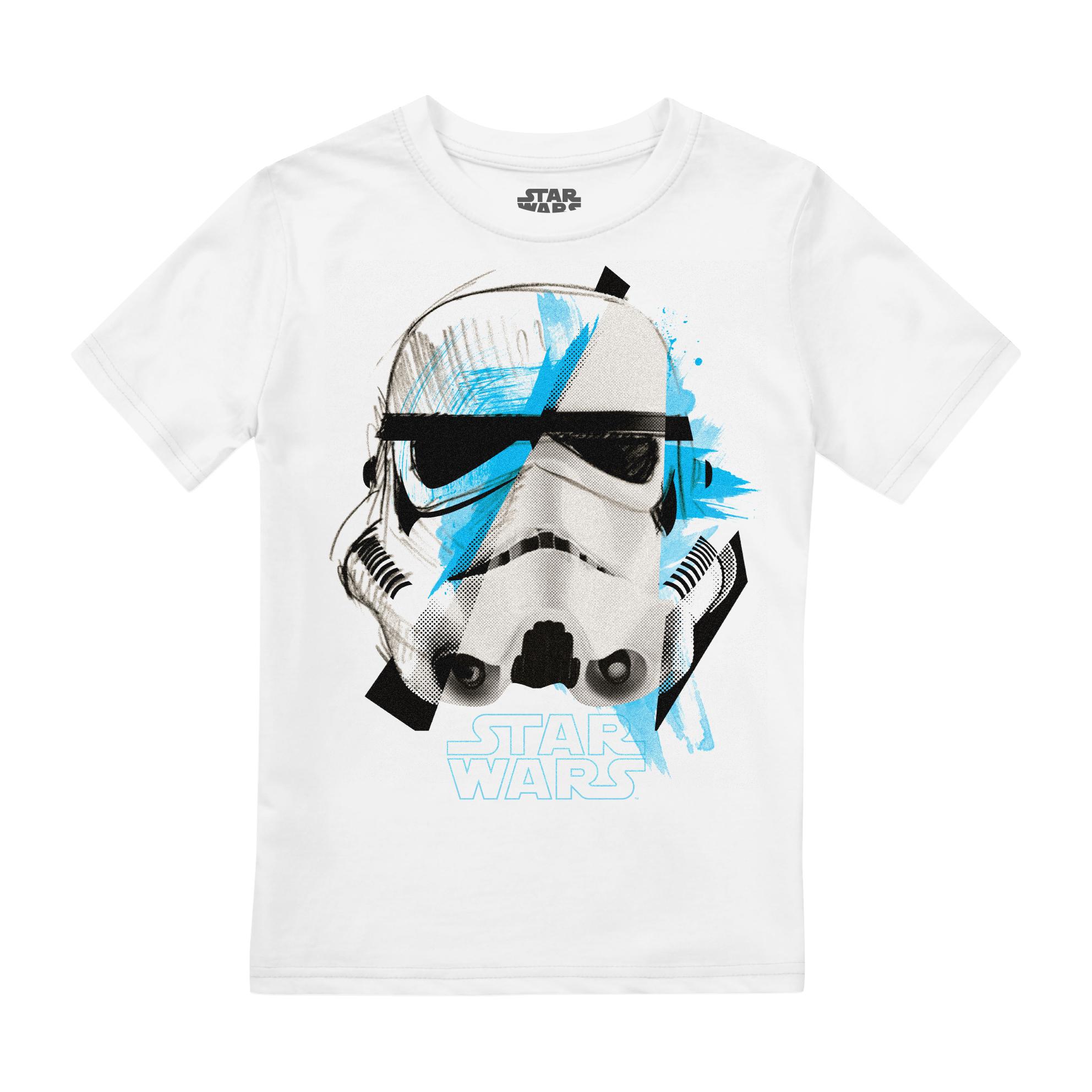 Star Wars Childrens/Kids Stormtrooper Cuts T-Shirt 12-13 wit