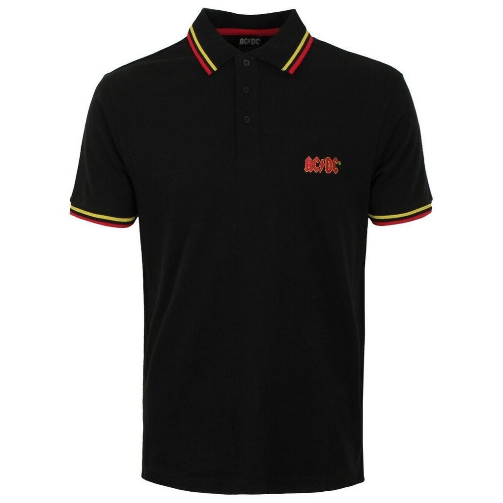 AC/DC unisex klassiek logo-poloshirt voor volwassenen L