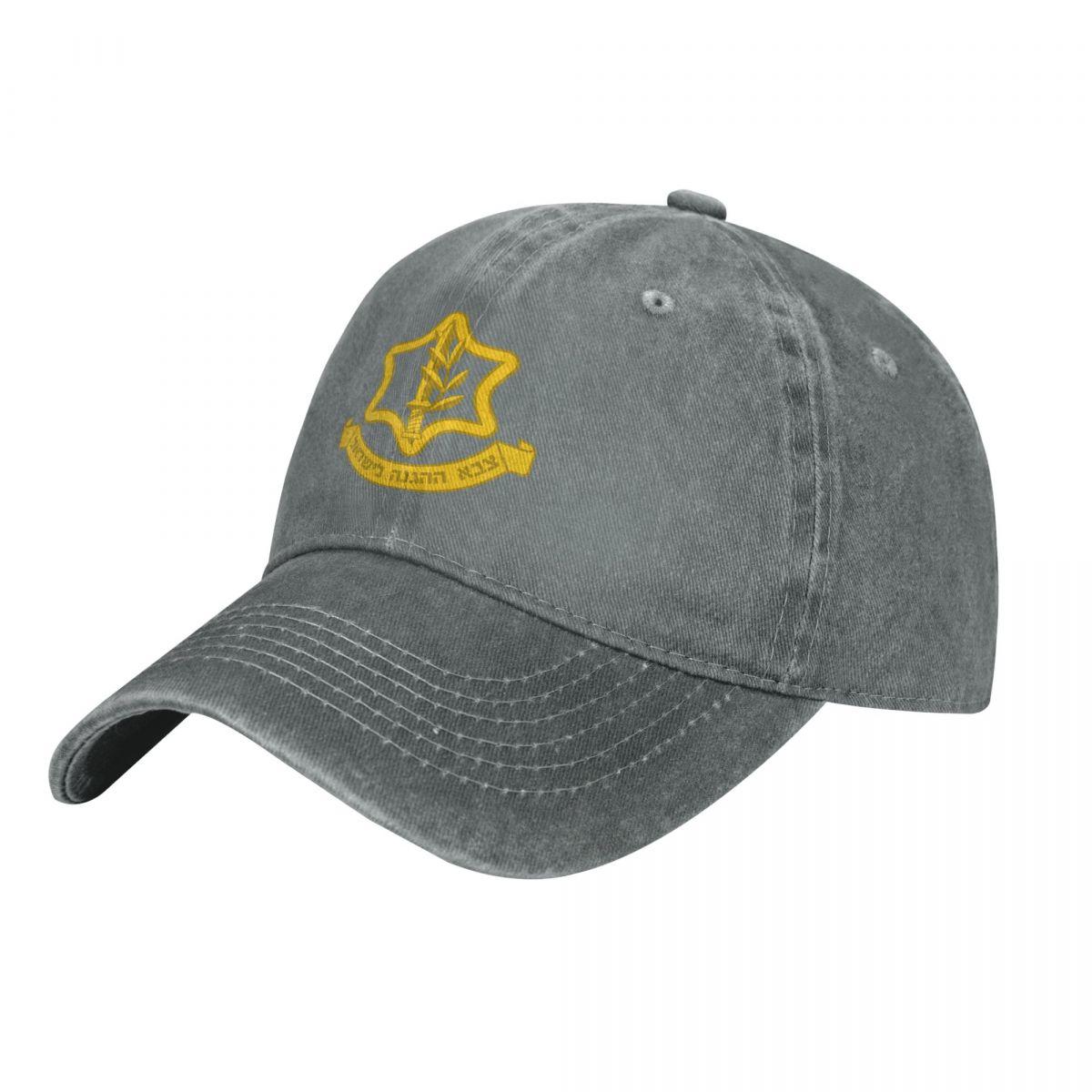 NOmo Home Israel Army IDF Baseball Caps voor Unisex Vrouwen Vintage Gewassen Katoen Papa Hoeden Print Snapback Cap Hoed Adjustable