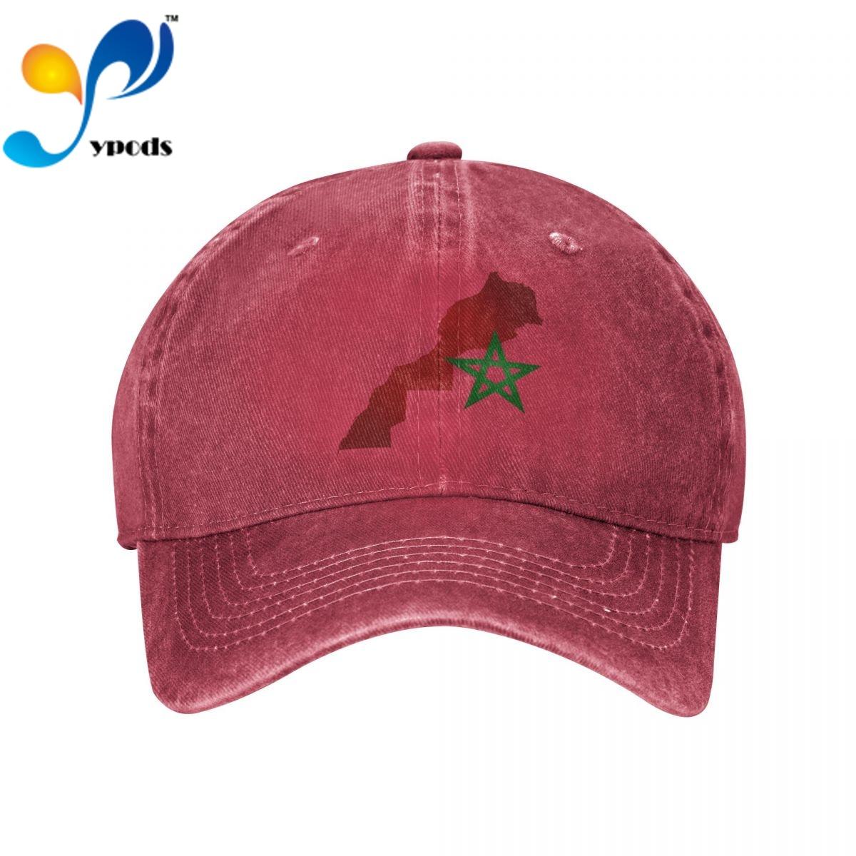 PREETY TOP Marokko Unisex Baseball Cap Unisex Dames Snapback Hoed Papa Hoed Zomerzonnepet voor Unisex en Dameshoeden One Size