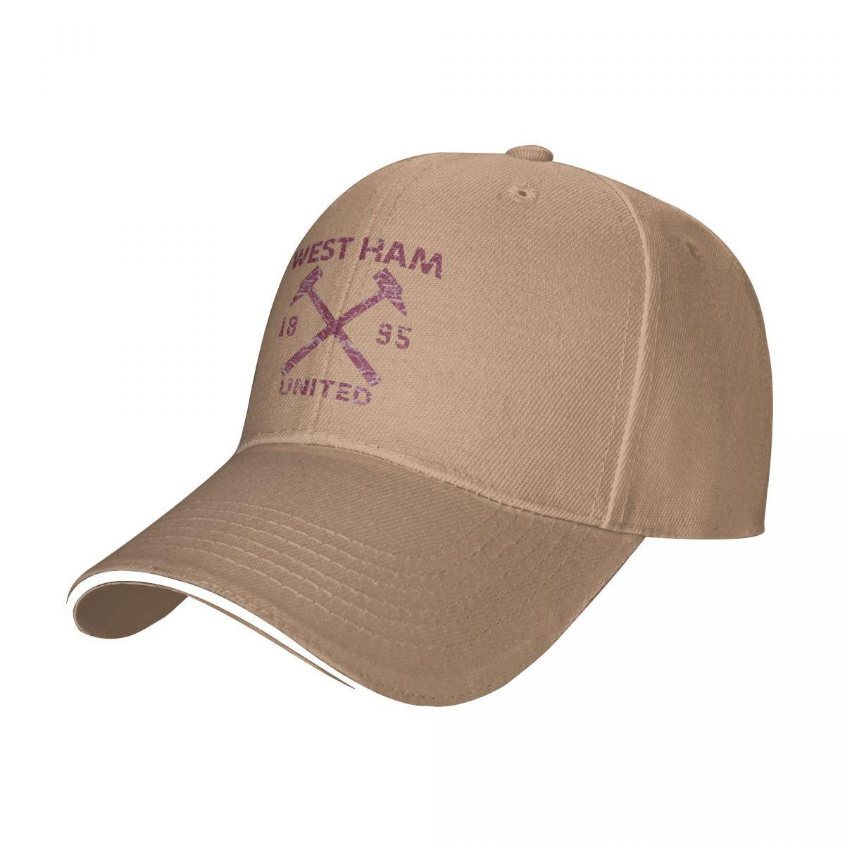 91510107MAC1P63Q47 West Ham United Hammers 1895 Verontruste Unisex Lente En Zomer Baseball Caps Gewassen Hoeden Cap Mode Outdoor Hardlopen One Size