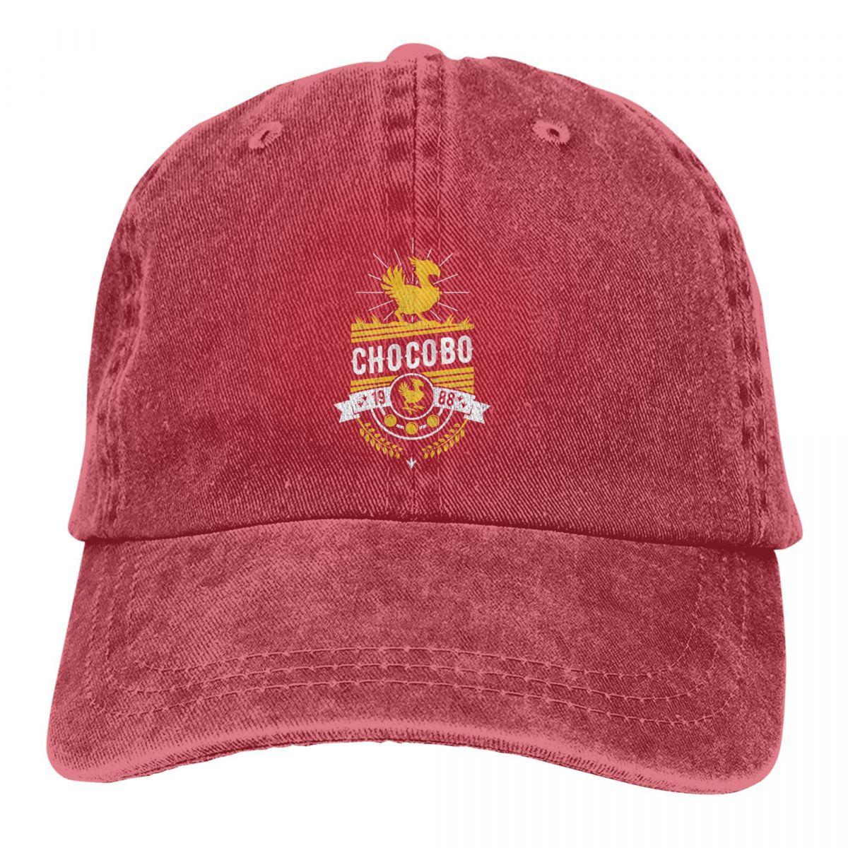 Colorbobble CAP Final Fantasy Game Veelkleurige hoed Damespet Chocobo Klassieke gepersonaliseerde vizierbeschermingshoeden One Size