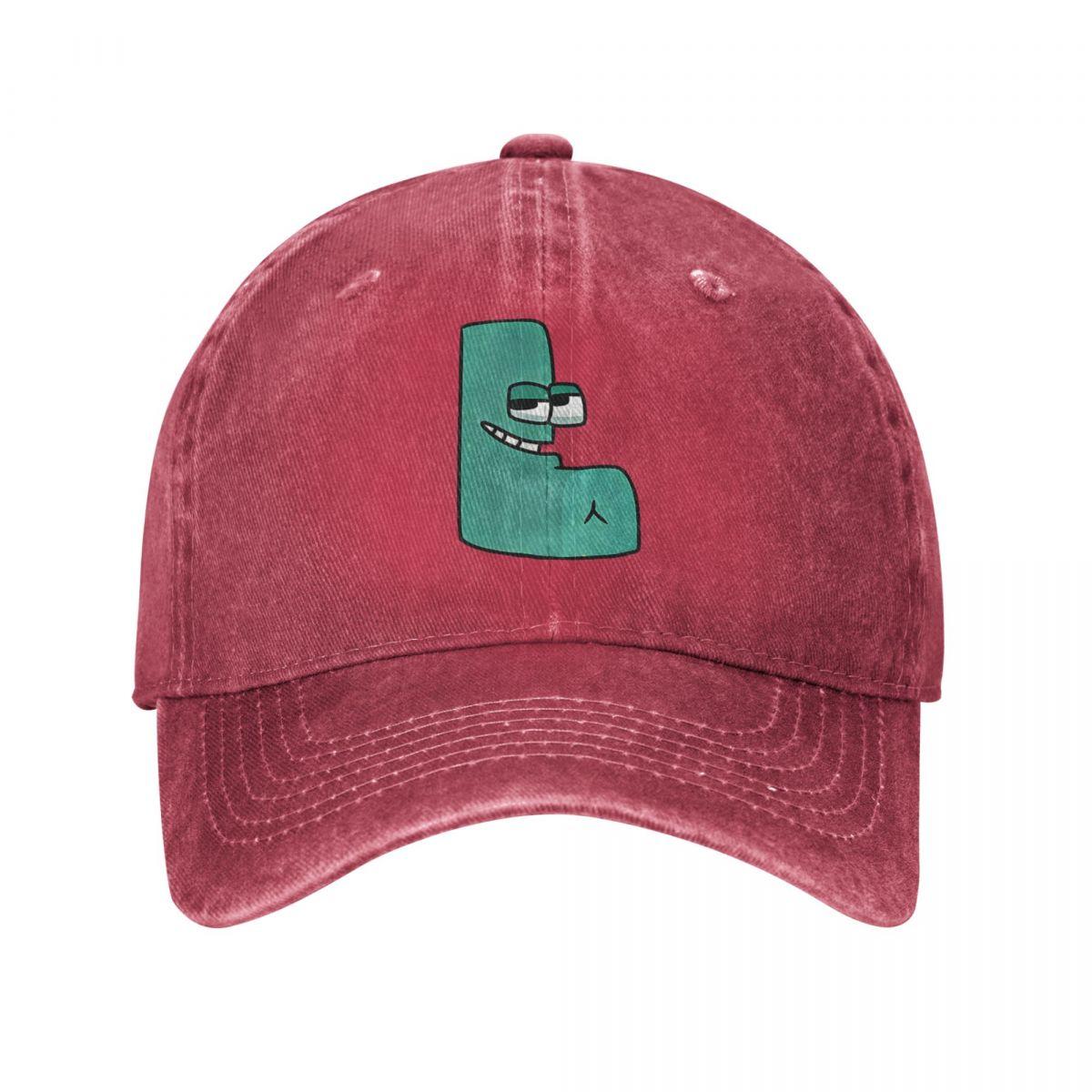 ALLRICK Groene Letter L Alfabet Lore Lente Herfst Cap Hoeden Vrouwen Baseball Cap Vintage Hoeden Denim Sport Pet One Size