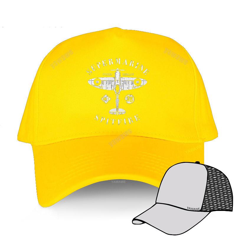 NOmo Home Yawawe man hoge kwaliteit cap Supermarine Spitfire Unisex katoenen hoed gevechtsvliegtuig WW2 oorlog piloot vliegtuigen vliegtuig baseball caps Adjustable