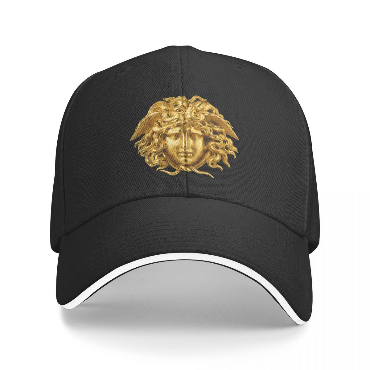 WHITE NOVA 2023 Zomer Baseball Cap Medusa Hoofd Merchandise Unisex Vrouwen Trucker Hoed Vintage Halloween Snake Hair Griekse mythologie Zonnehoed One Size