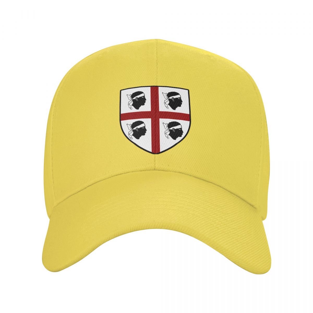 Colomi Klassieke Sardinië Vlag Vier Moren Baseball Cap Dames Unisex Aangepaste Verstelbare Unisex Italië Sardegna Wapenschild Papa Hoed Lente Baseball Cap