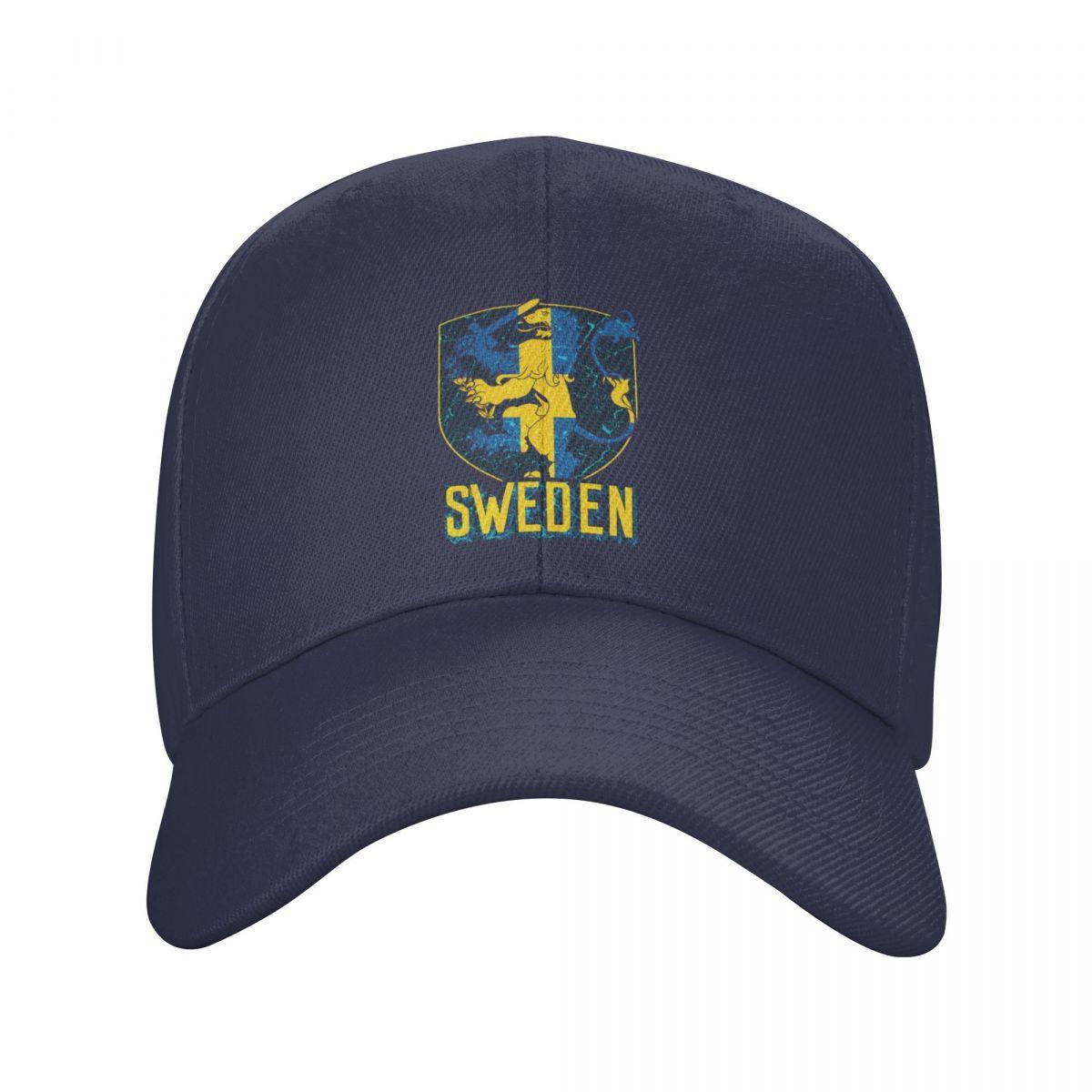 Colomi Gepersonaliseerde Wapenschild Zweden Baseball Cap Vrouwen Unisex Verstelbare Zweden Vlag Trotse Papa Hoed Outdoor Baseball Cap