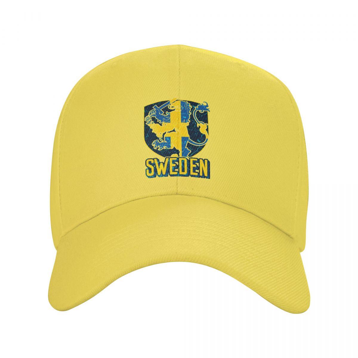 Colomi Gepersonaliseerde Wapenschild Zweden Baseball Cap Vrouwen Unisex Verstelbare Zweden Vlag Trotse Papa Hoed Outdoor Baseball Cap