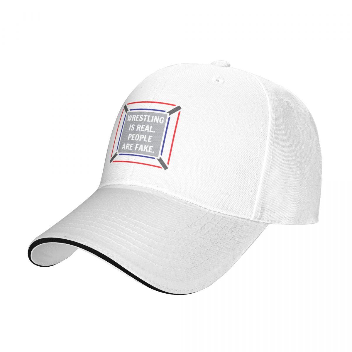 MOVVE Worstelen is Real Cap Baseball Cap Trucker Cap Golfhoed Man Unisex Cap Dames