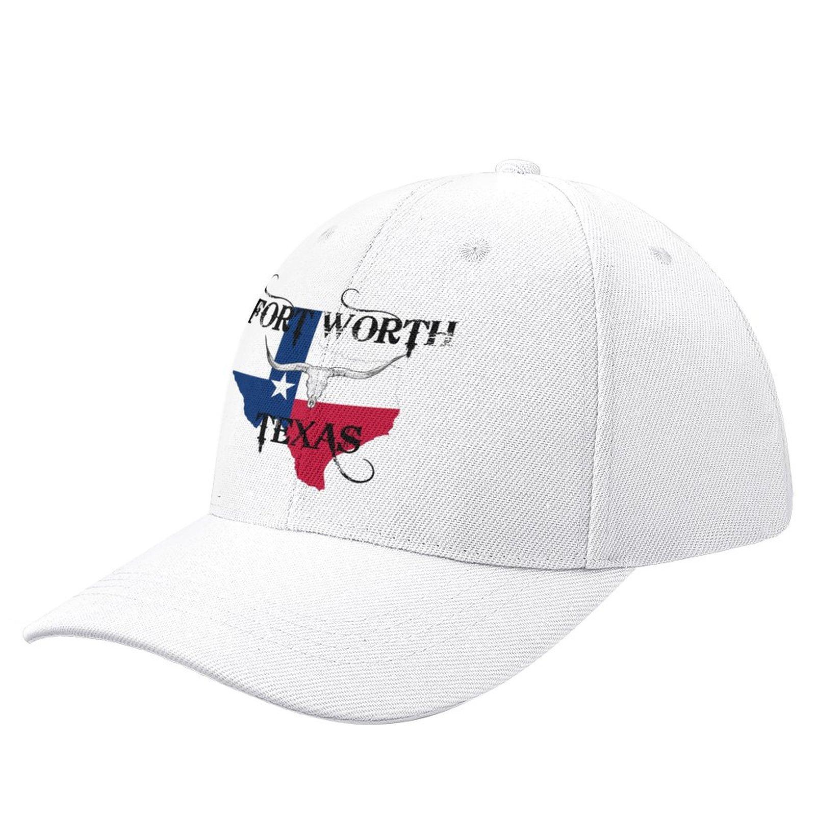 ALLRICK Fort Worth, Texas - Thuisbasis van de Long Horn Baseball Cap Kids Hat op maat gemaakte hoeden Anime Elegante Dames Hoeden Unisex'S