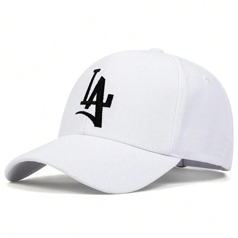 Cap Factory Unisex Persoonlijkheid Letter Borduurwerk Snapback Baseball Cap Lente en Herfst Outdoor Verstelbare Casual Hoed Zonnebrand Hoeden Hip Hop Caps wit