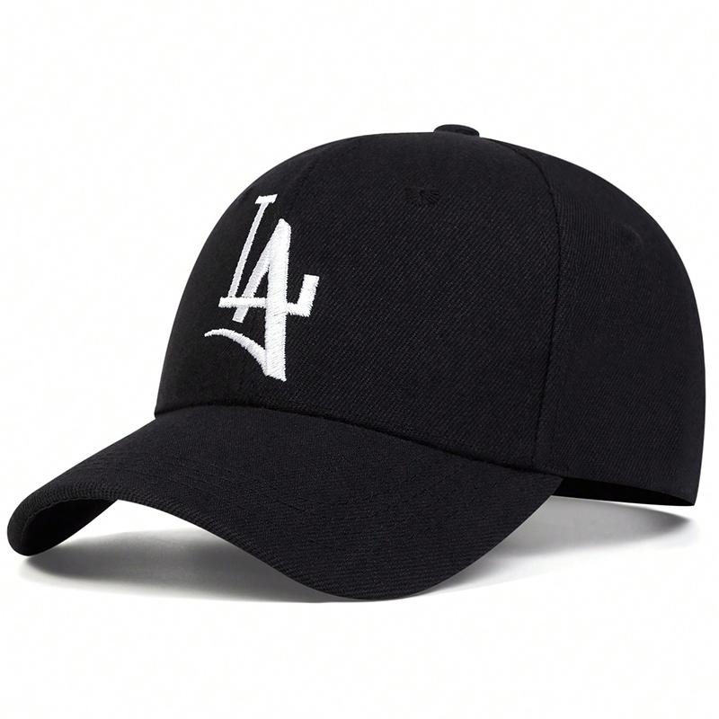 Cap Factory Unisex Persoonlijkheid Letter Borduurwerk Snapback Baseball Cap Lente en Herfst Outdoor Verstelbare Casual Hoed Zonnebrand Hoeden Hip Hop Caps zwart