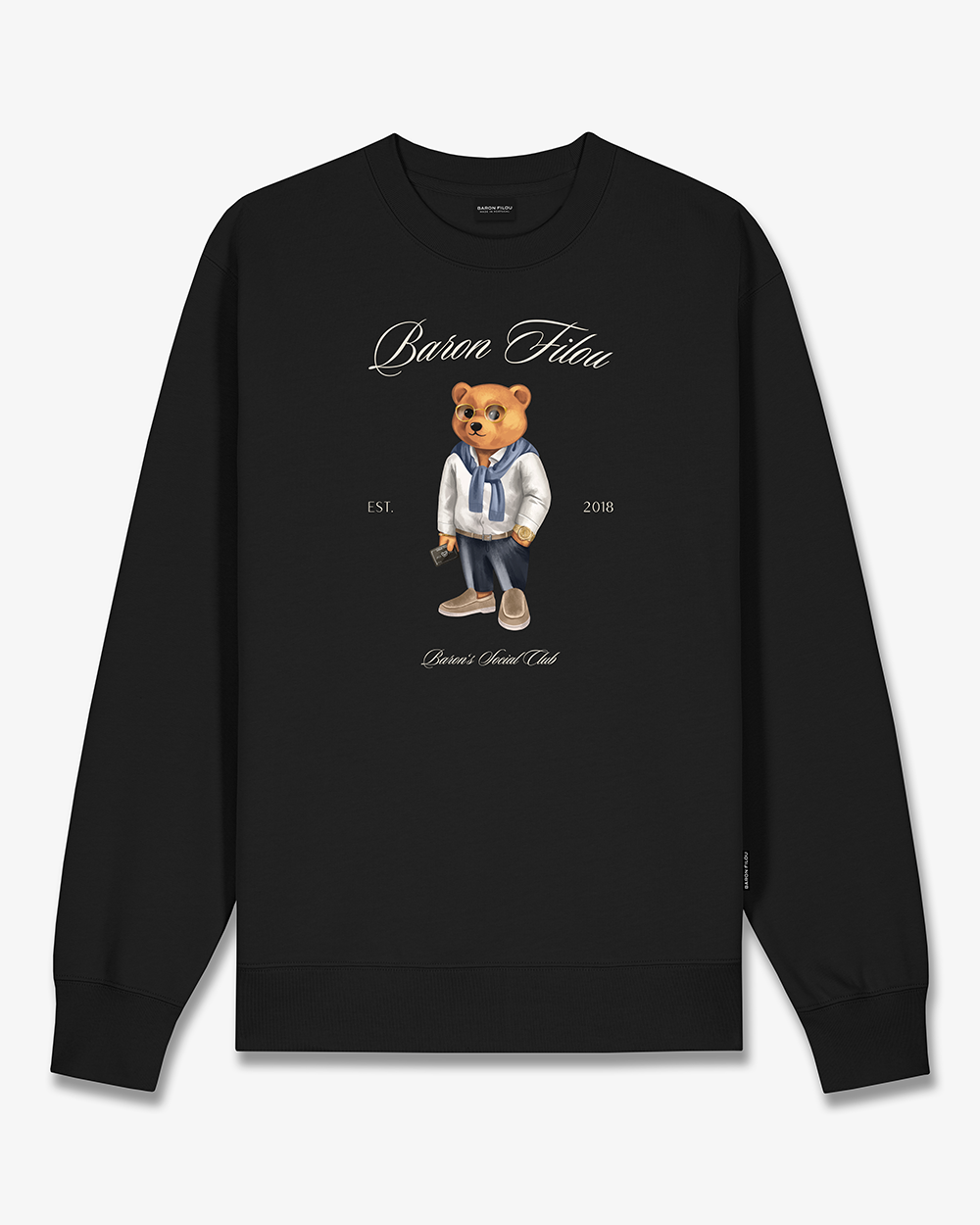 Baron Filou Pullover Filou CLII. Baron's Social Club Black