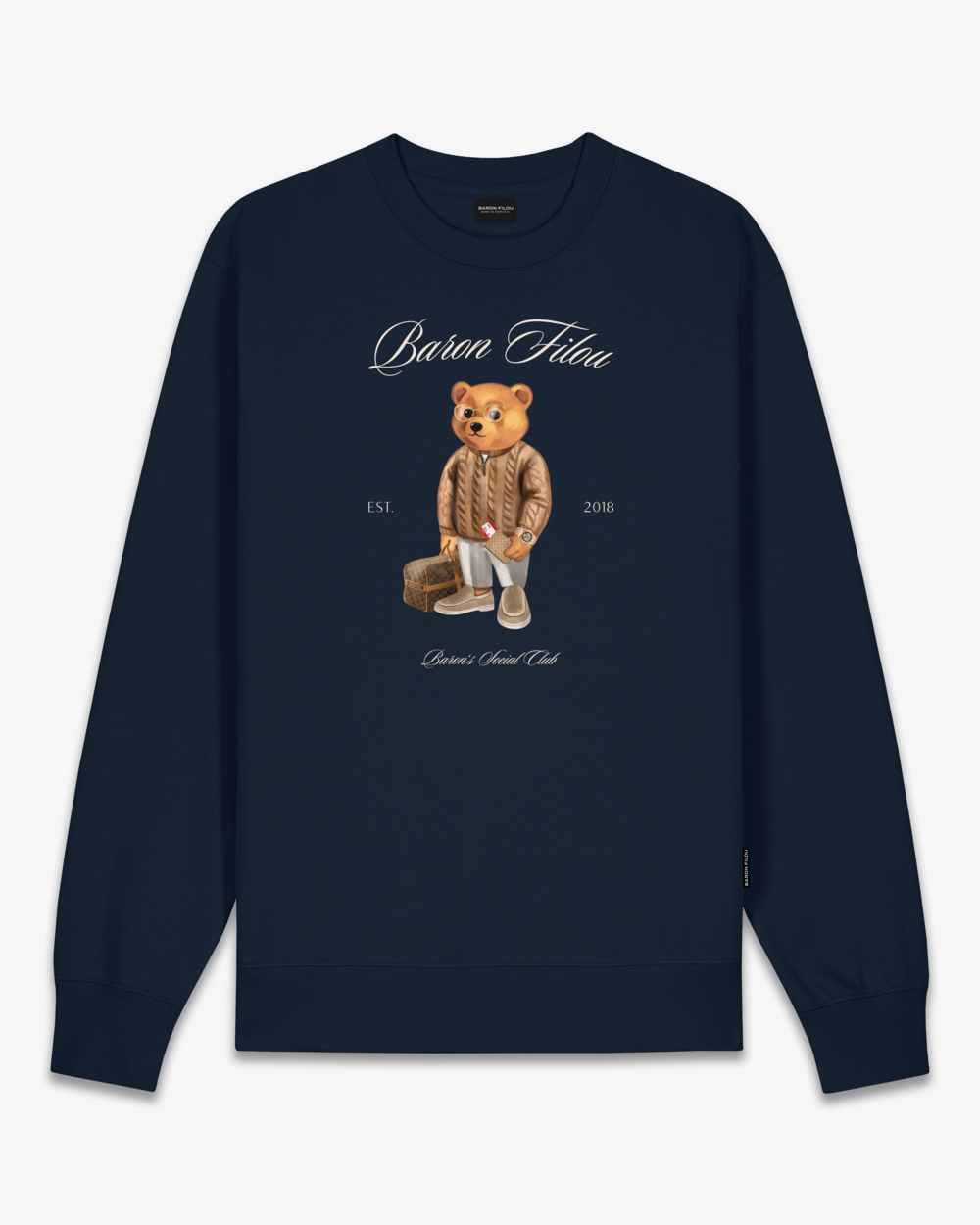 Baron Filou Pullover Filou CXLVI. Baron's Social Club Navy Blue