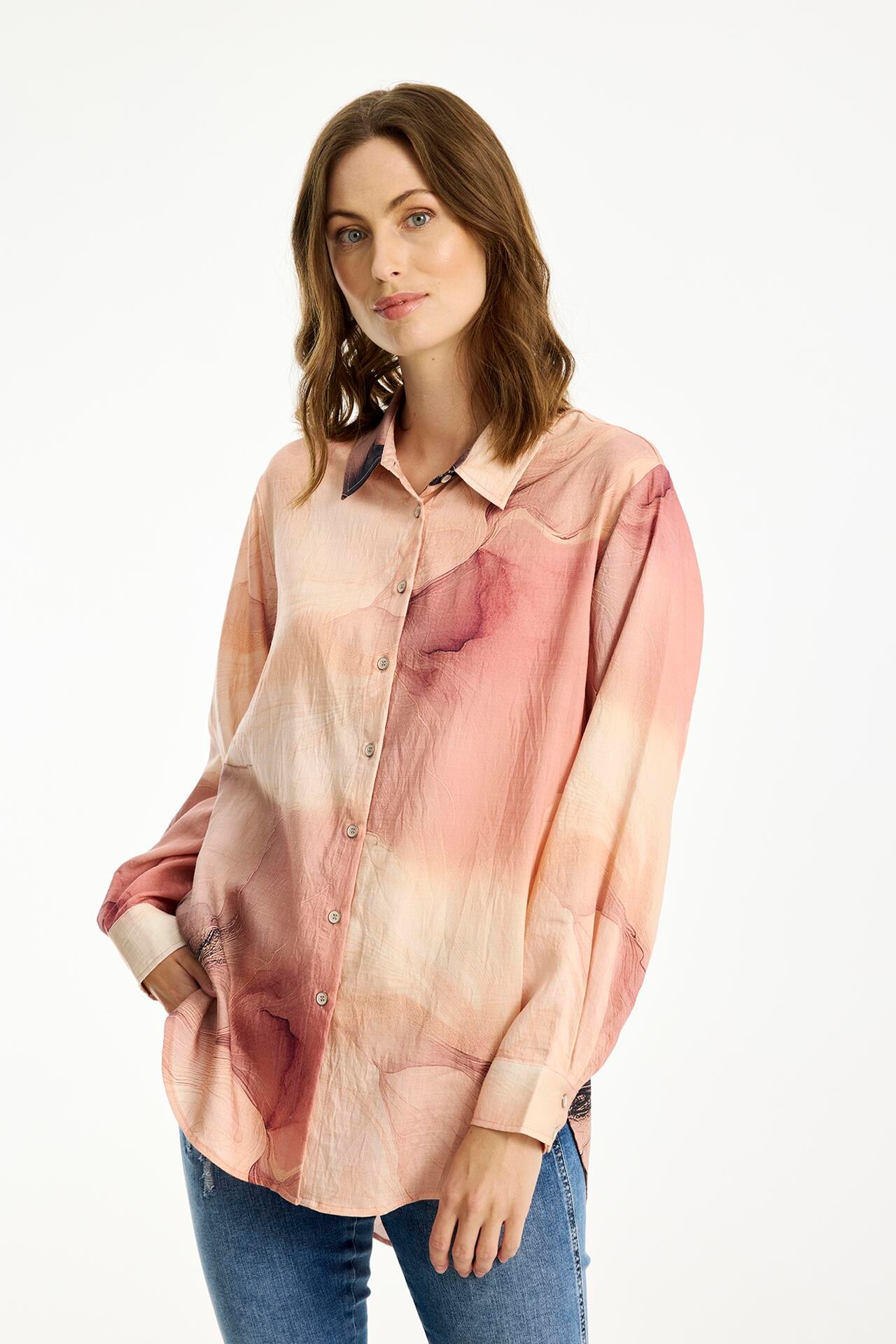 IN FRONT FREDERIKA SHIRT 16736 215 (Rose 215)