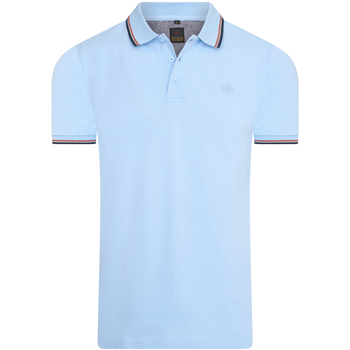 Mario Russo Polo Shirt Korte Mouw  Tipped Polo Edward