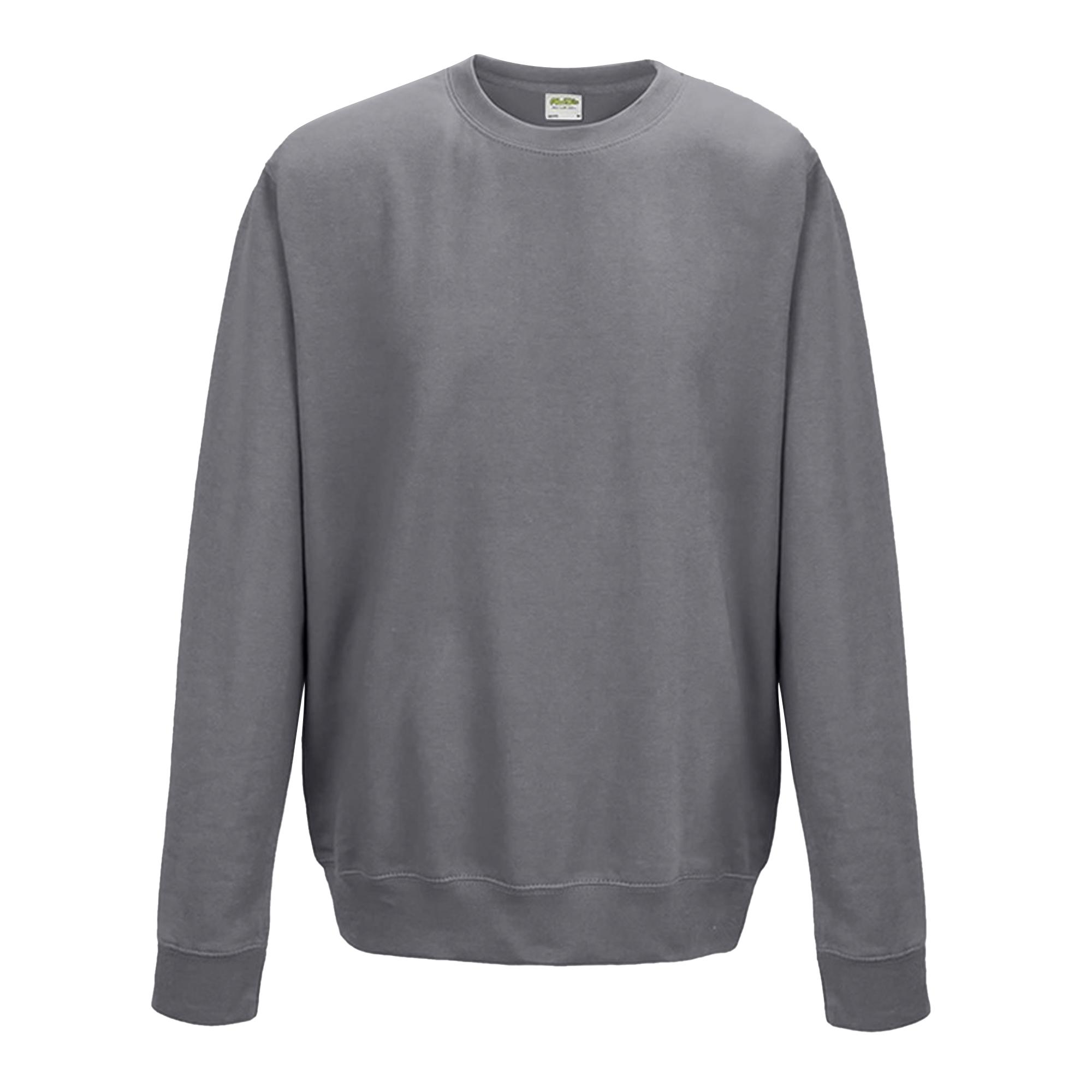 Awdis Just Hoods  unisex effen sweatshirt met ronde hals (280 GSM) XS