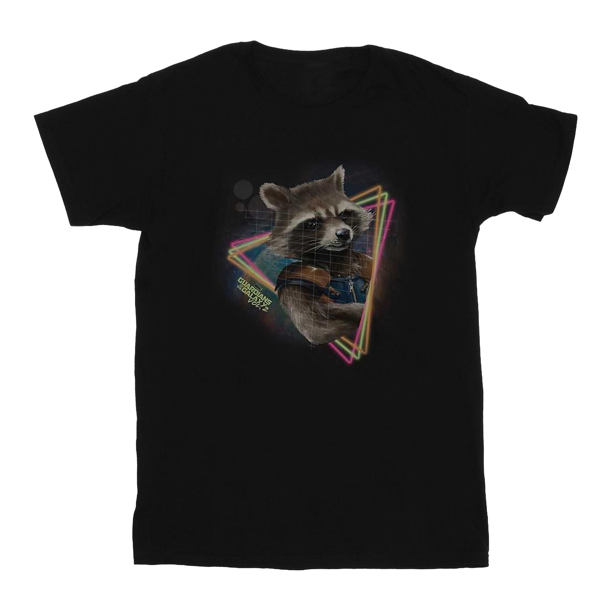 Guardians Of The Galaxy jongens Rocket Raccoon neon T-shirt 5-6 Years