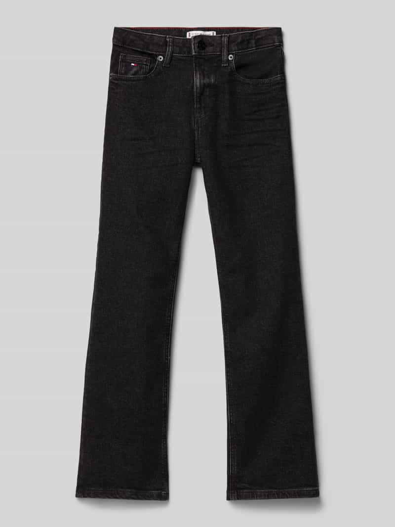 Tommy Hilfiger Wijd uitlopende jeans FLARE BLACK
