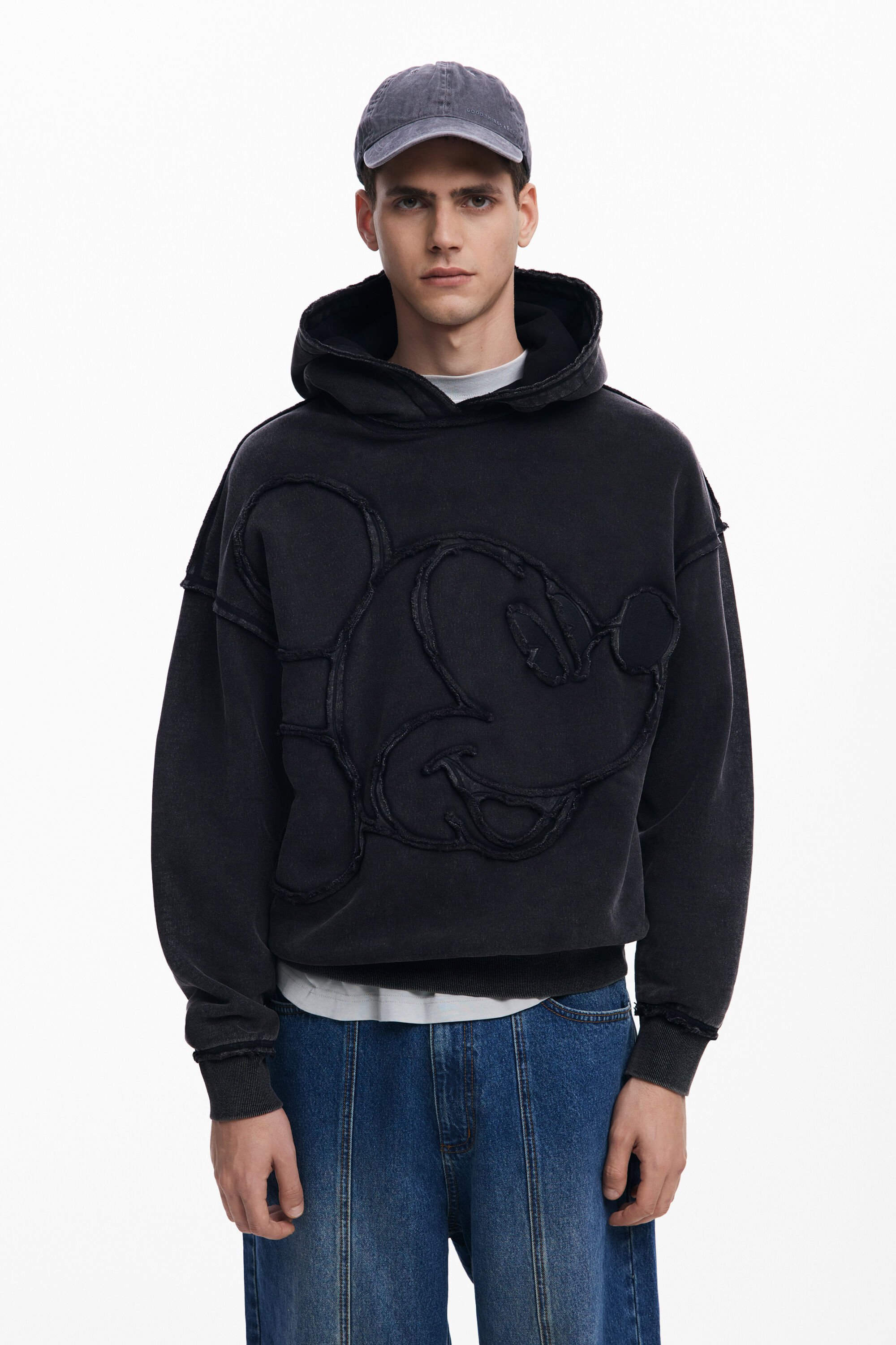 Desigual Mickey Mouse™ patch sweatshirt - BLACK