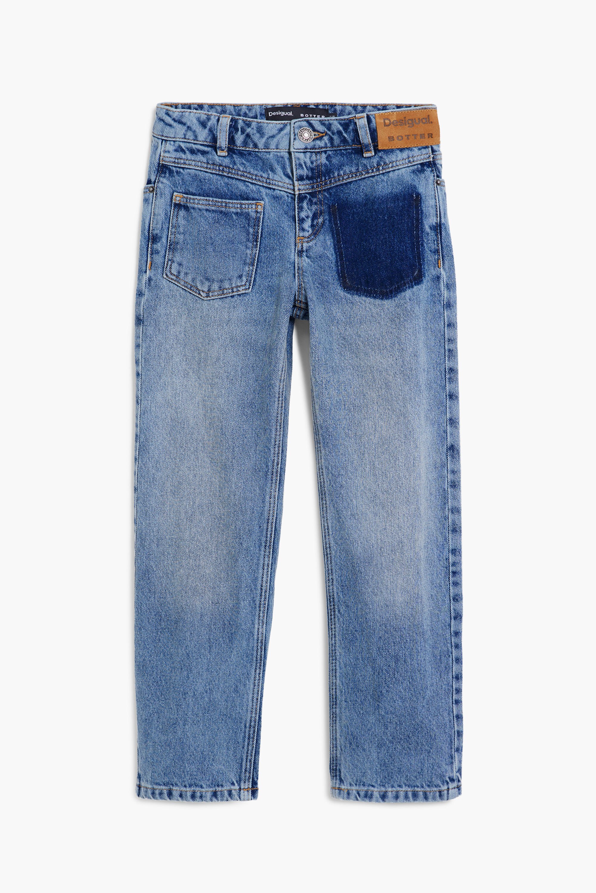 Desigual Omgekeerde spijkerbroek Botter - BLUE