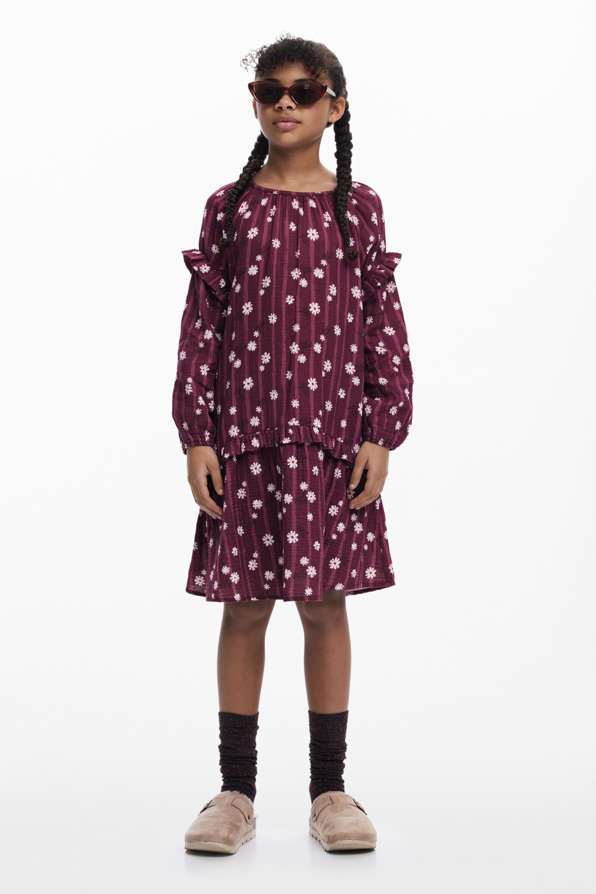 Desigual Boho bloemenjurk - RED