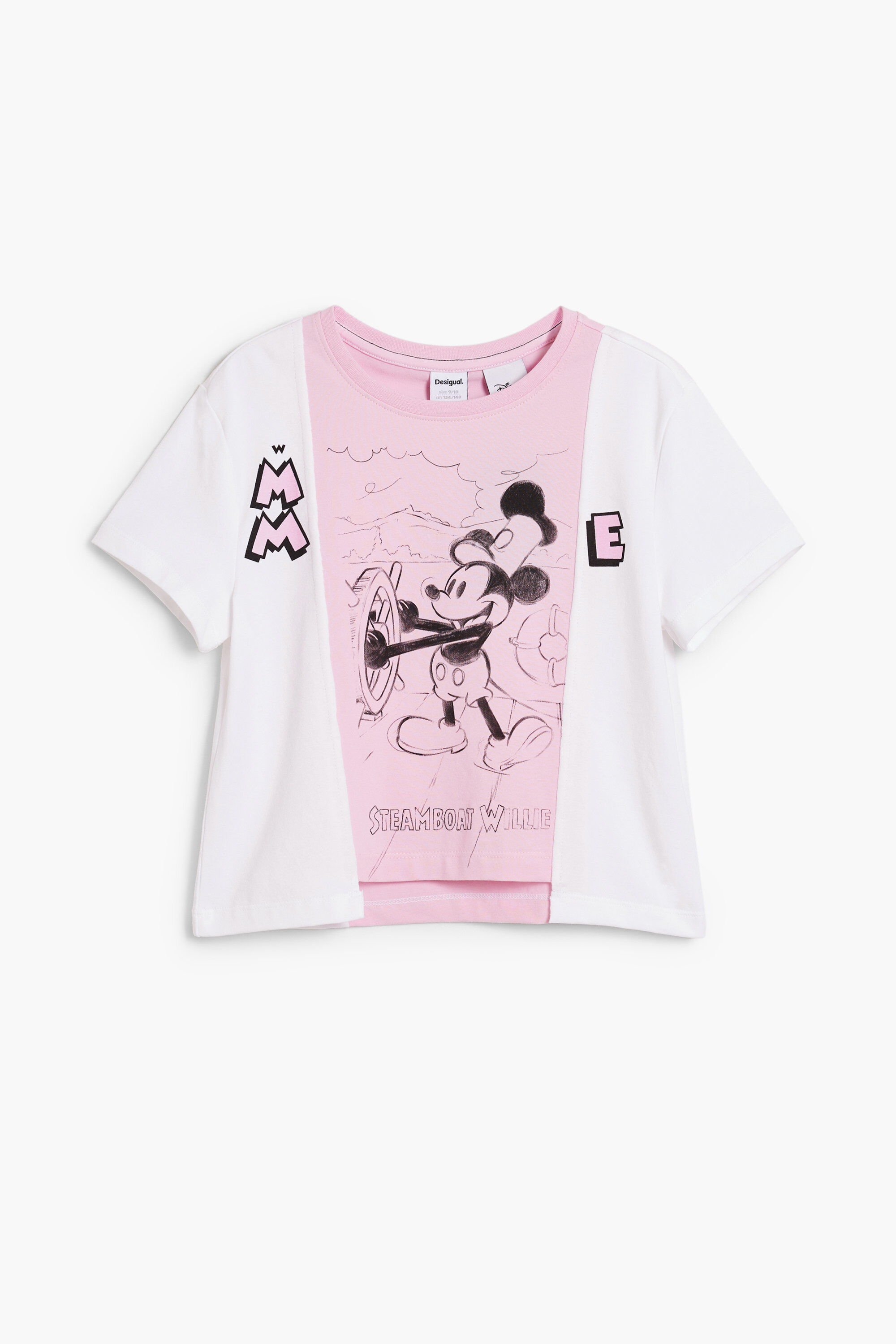 Desigual T-shirt Minnie Mouse™ tweekleurig - WHITE