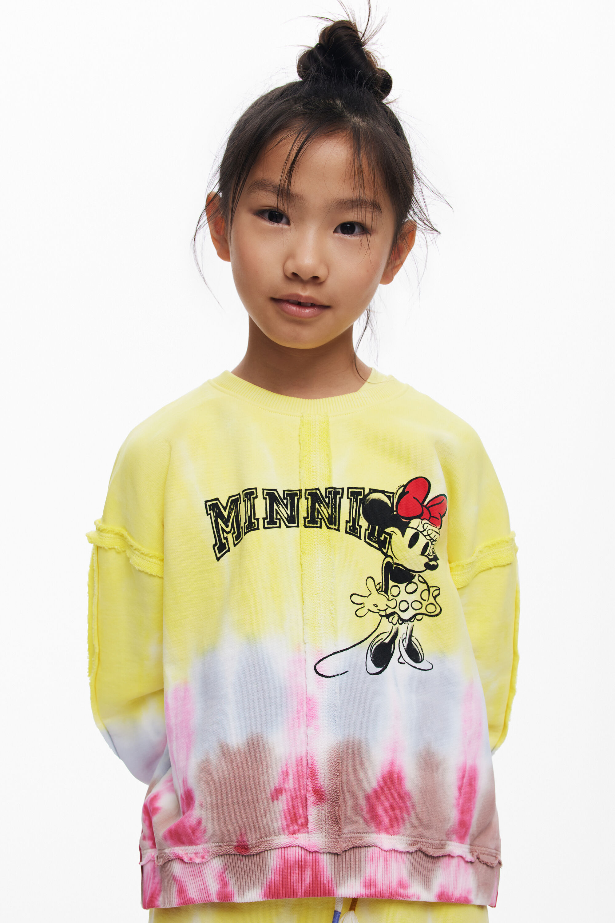 Desigual Tie-dye sweatshirt Minnie Mouse™ - MATERIAL FINISHES